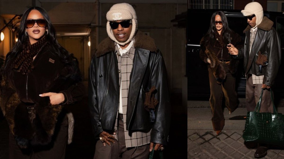 Popüler Çift Paris Moda Haftası'nda Göz Dolduruyorlar
