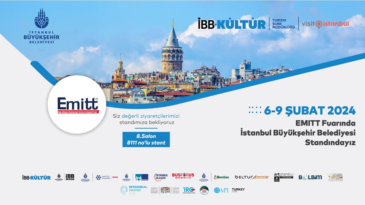 27. Emitt Doğu Akdeniz Uluslararası Seyahat ve Turizm Fuarındayız!