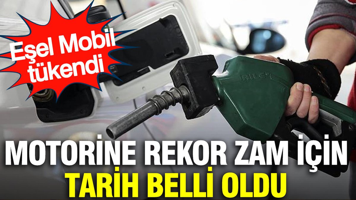 Motorin Fiyatında Tarihi Artış İçin Tarih Açıklandı: Eşel Mobil Sona Erdi