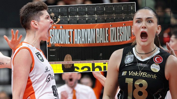 VakıfBank'tan Eczacıbaşı'nın Ebrar Karakurt Pankartına Yanıt!