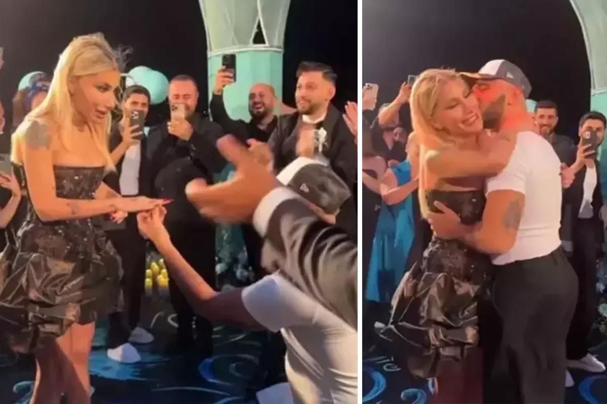 İrem Derici, düğünde sevgilisinden sürpriz evlilik teklifi aldı