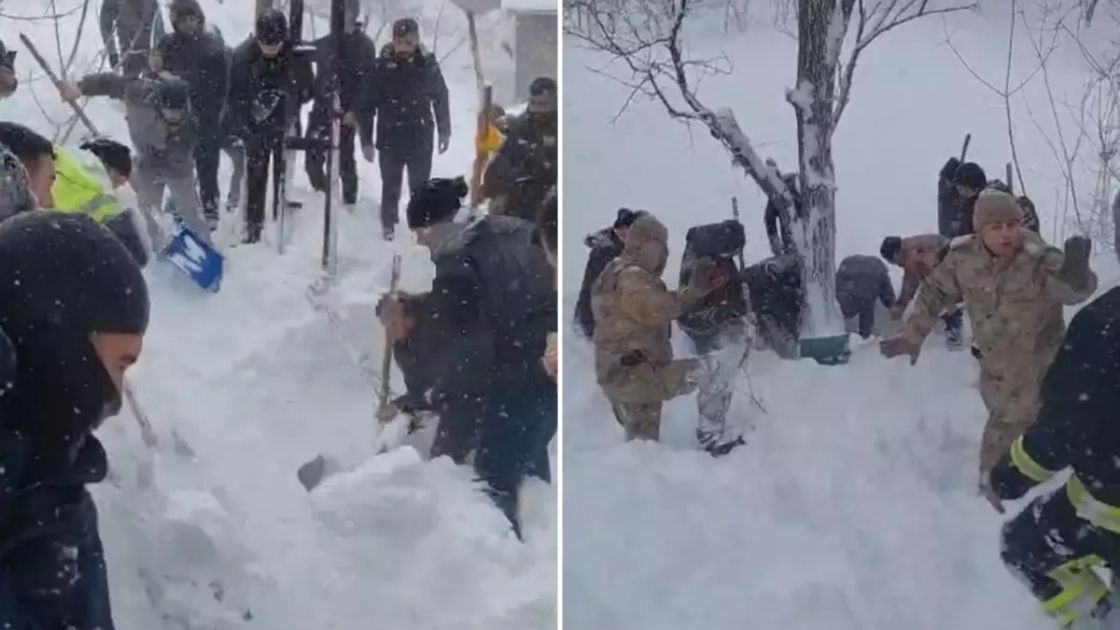 Van’da Çatak’ta Düşen Çığda Anne ve 2 Çocuğu Kurtarıldı