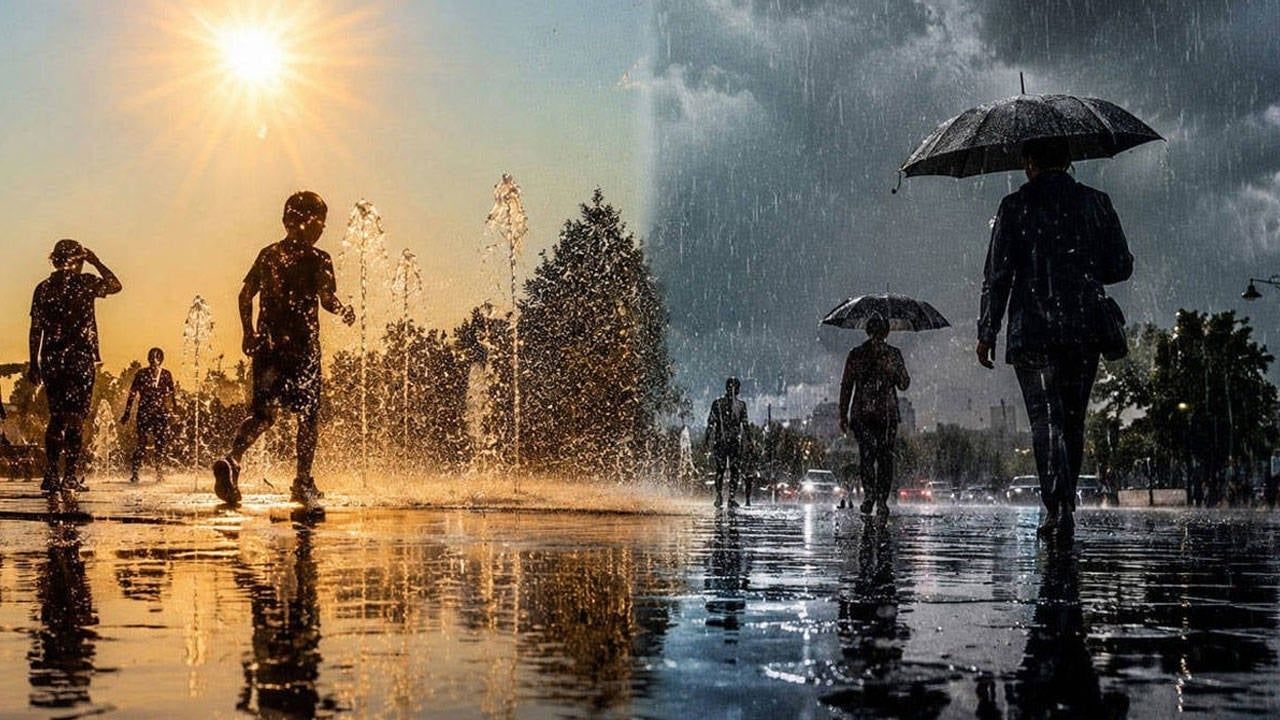 Meteoroloji Uyardı: Sağanak Geliyor, Sıcaklıklar Yüksek Seyredecek