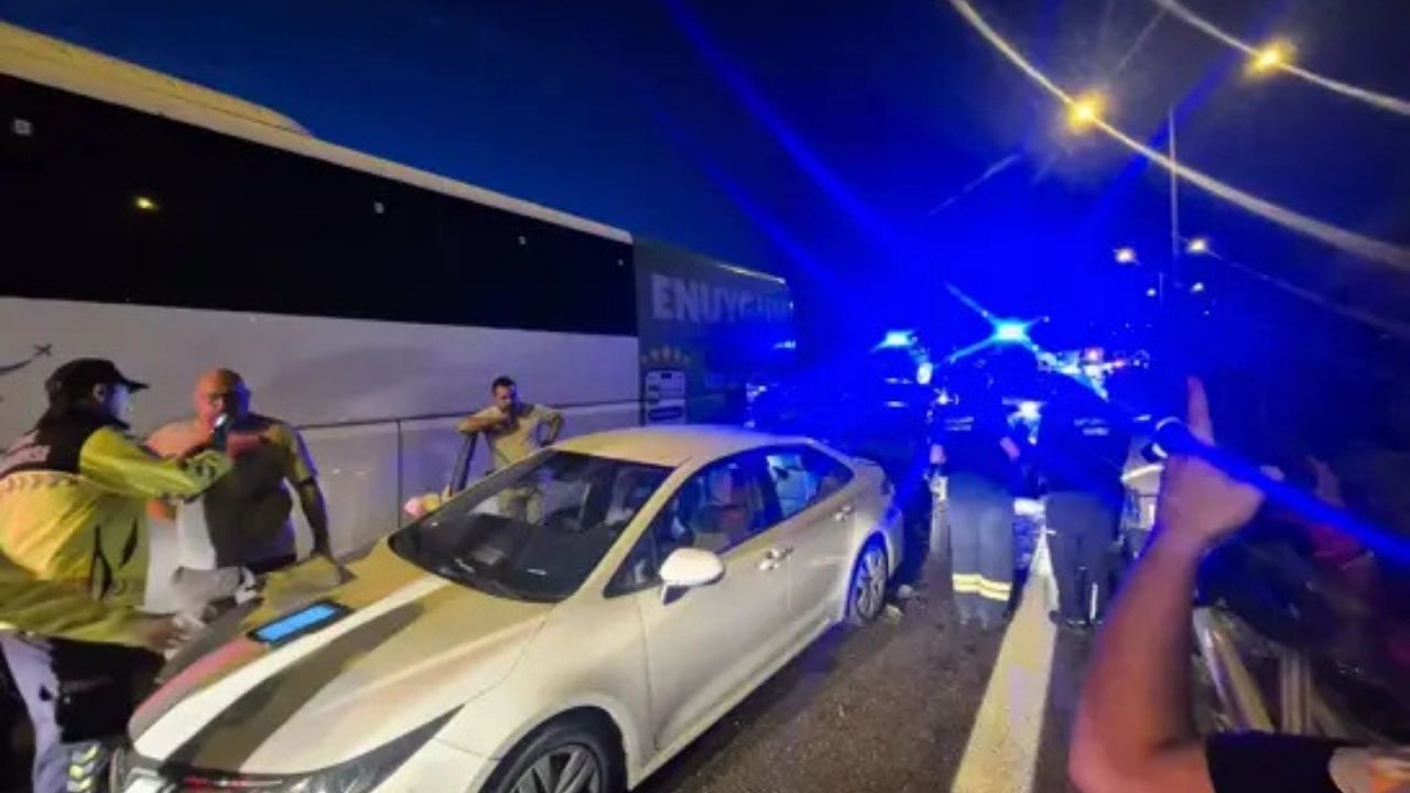İstanbul-İzmir Otoyolunda Zincirleme Kaza 11 Kişi Yaralandı
