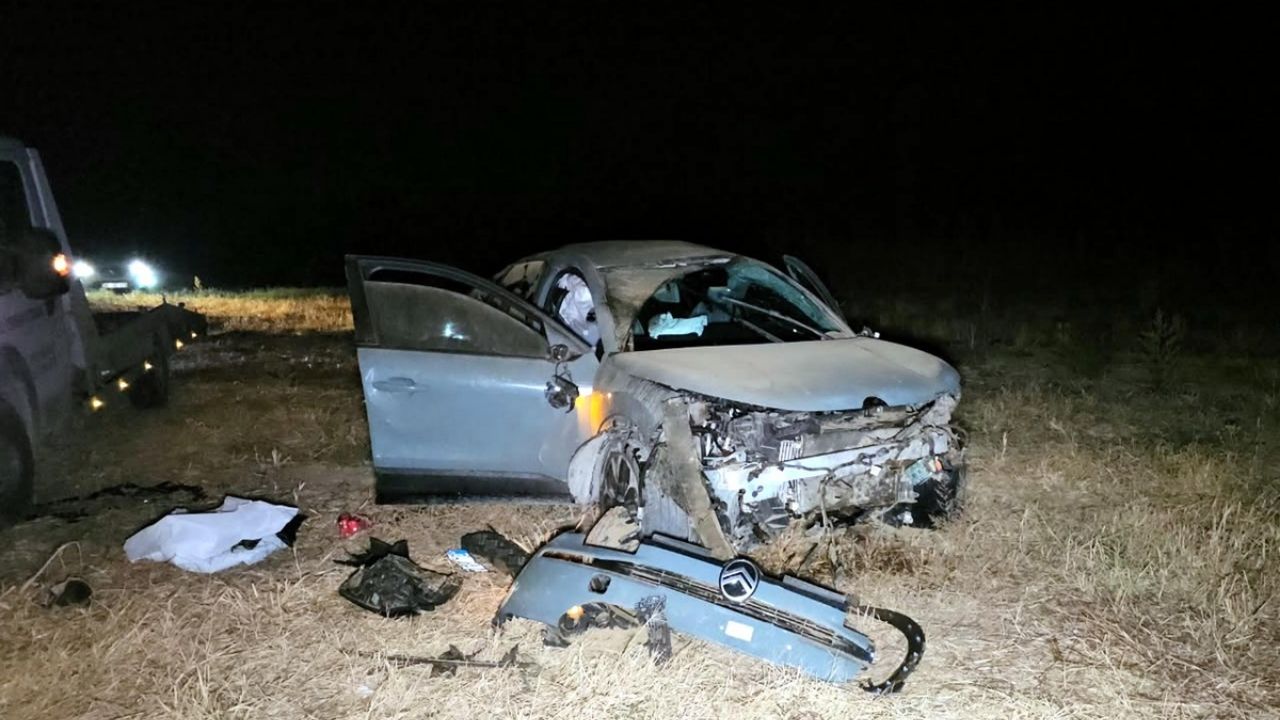 Edirne’de Otomobil Takla Attı, 9 Kaçak Göçmen Yaralandı