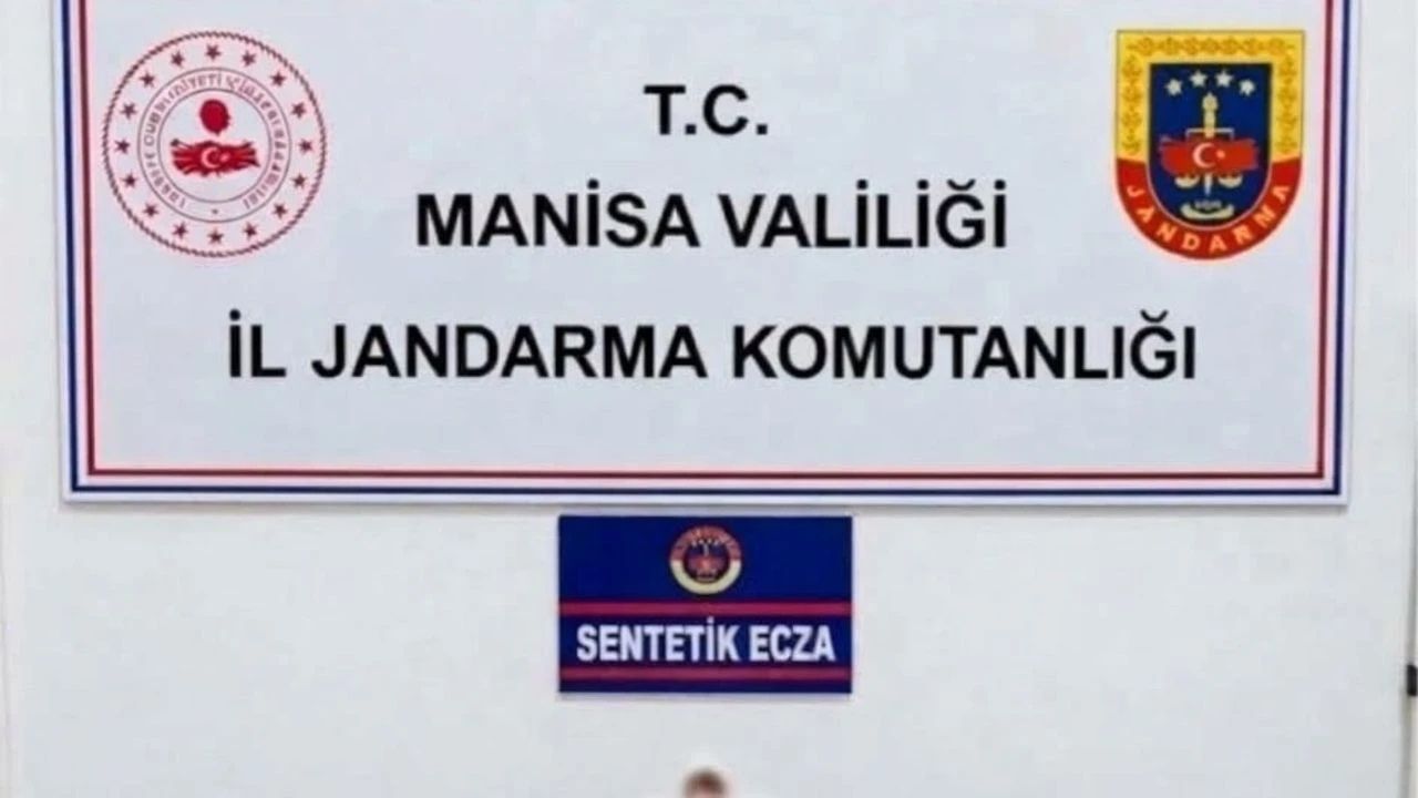 Manisa'da 42 Bin 534 Sentetik Ecza Ele Geçirildi: 1 Şüpheli Tutuklandı