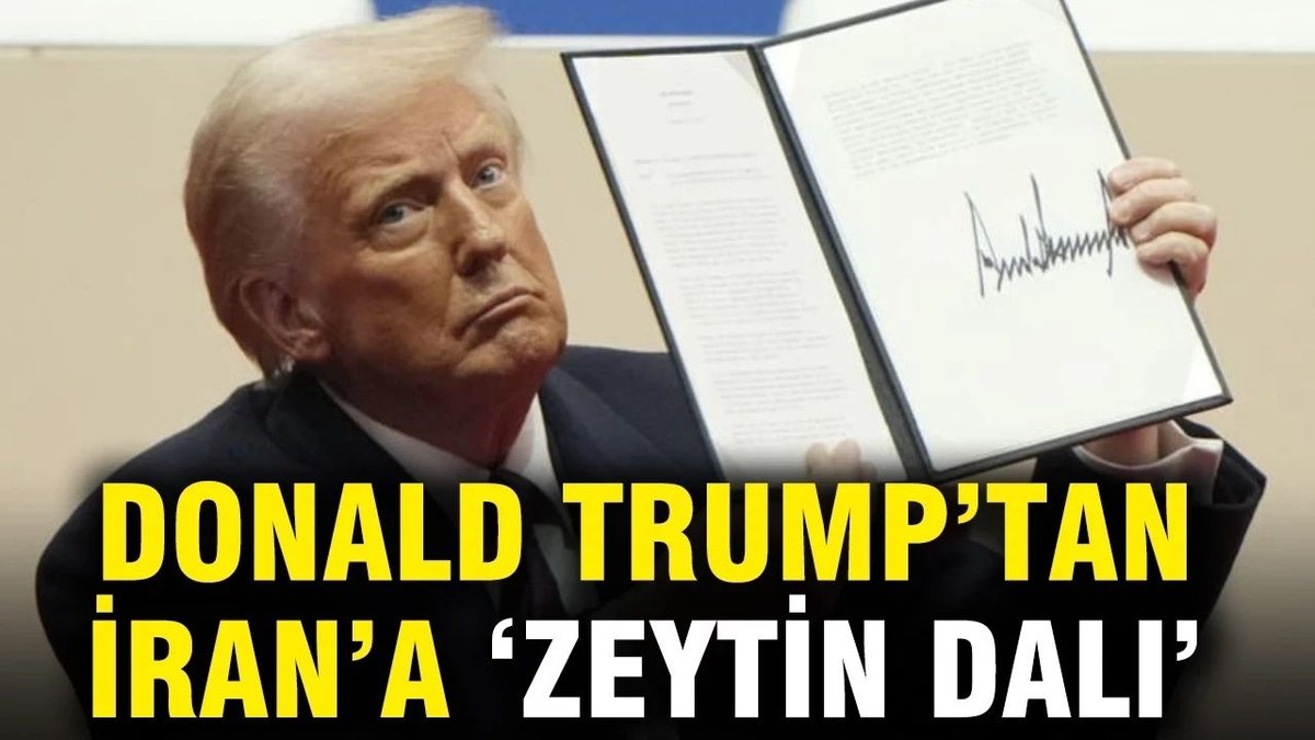 Donald Trump'tan İran'a Barış İle İlgili 'Zeytin Dalı' Teklifi: Bugün Anlaşma İmzalanabilir