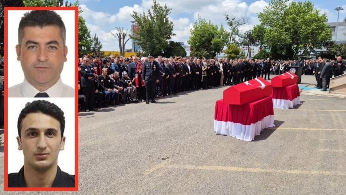Tekirdağ’da Şehit Polislere Duygusal Veda Töreni