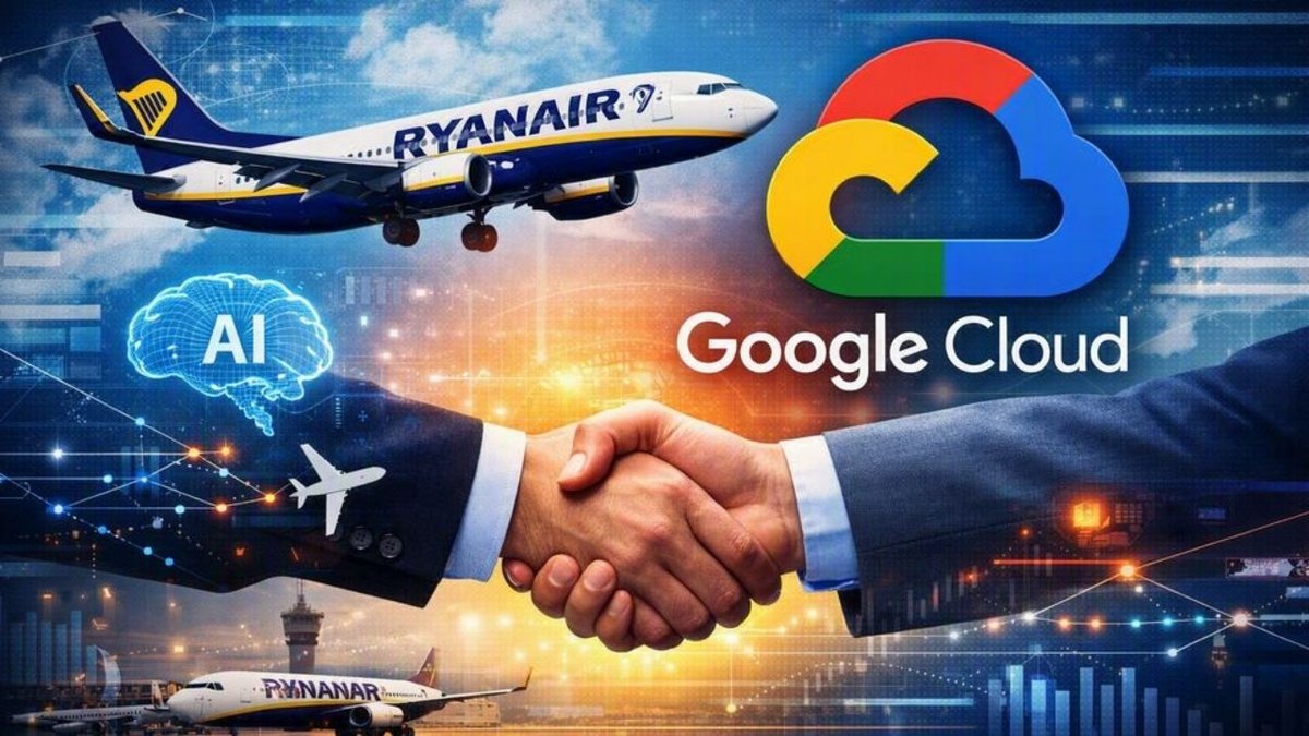 Ryanair’dan Google Cloud Hamlesi: Havacılıkta Yapay Zeka Dönemi Başlıyor