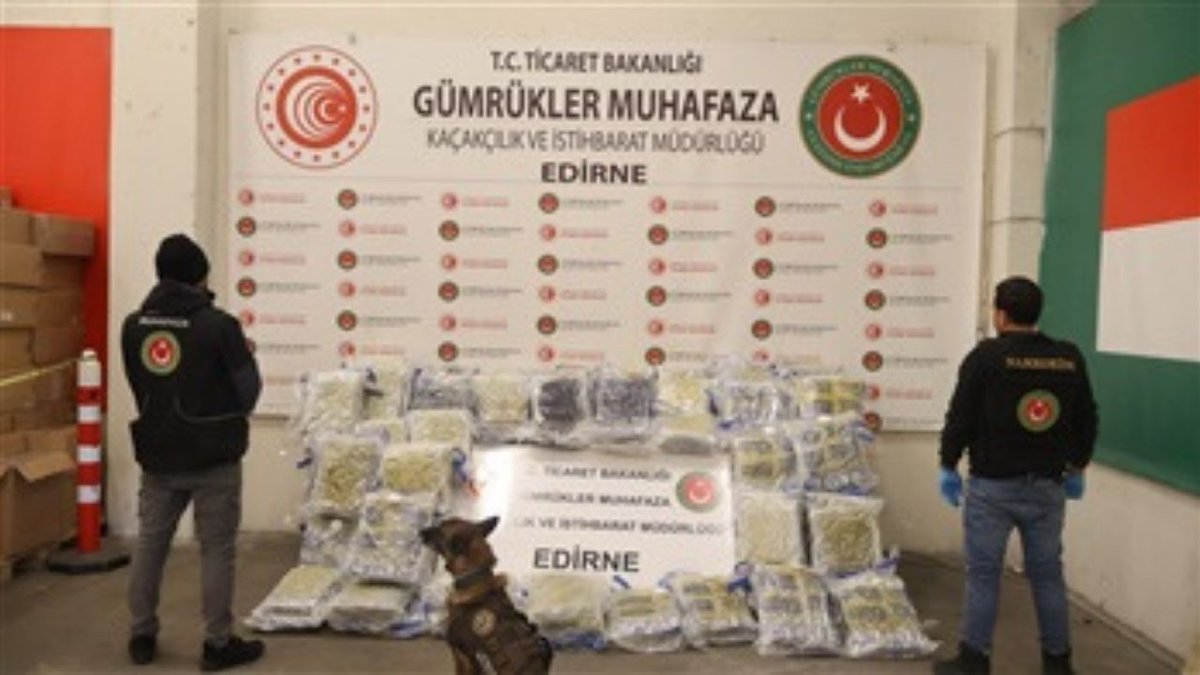 Ticaret Bakanlığı Gümrük Muhafaza Timlerinden Uyuşturucu Operasyonu