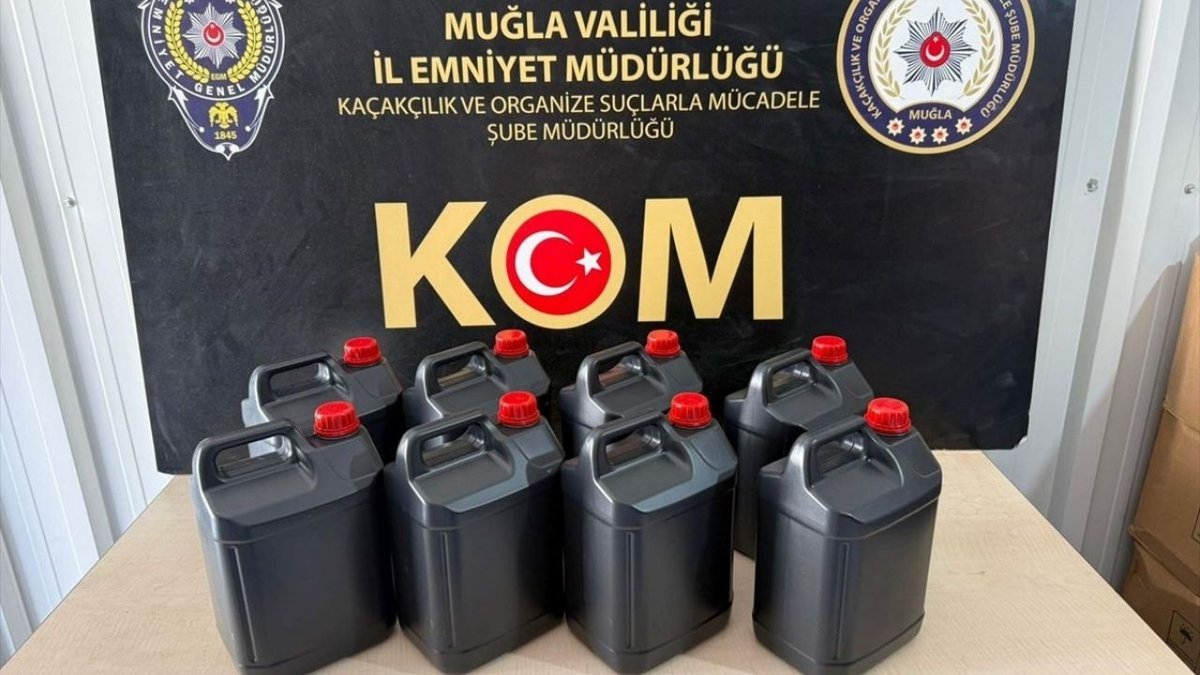 Muğla’da Kaçak Alkol Operasyonu: 475 Litre Etil Alkol Ele Geçirildi