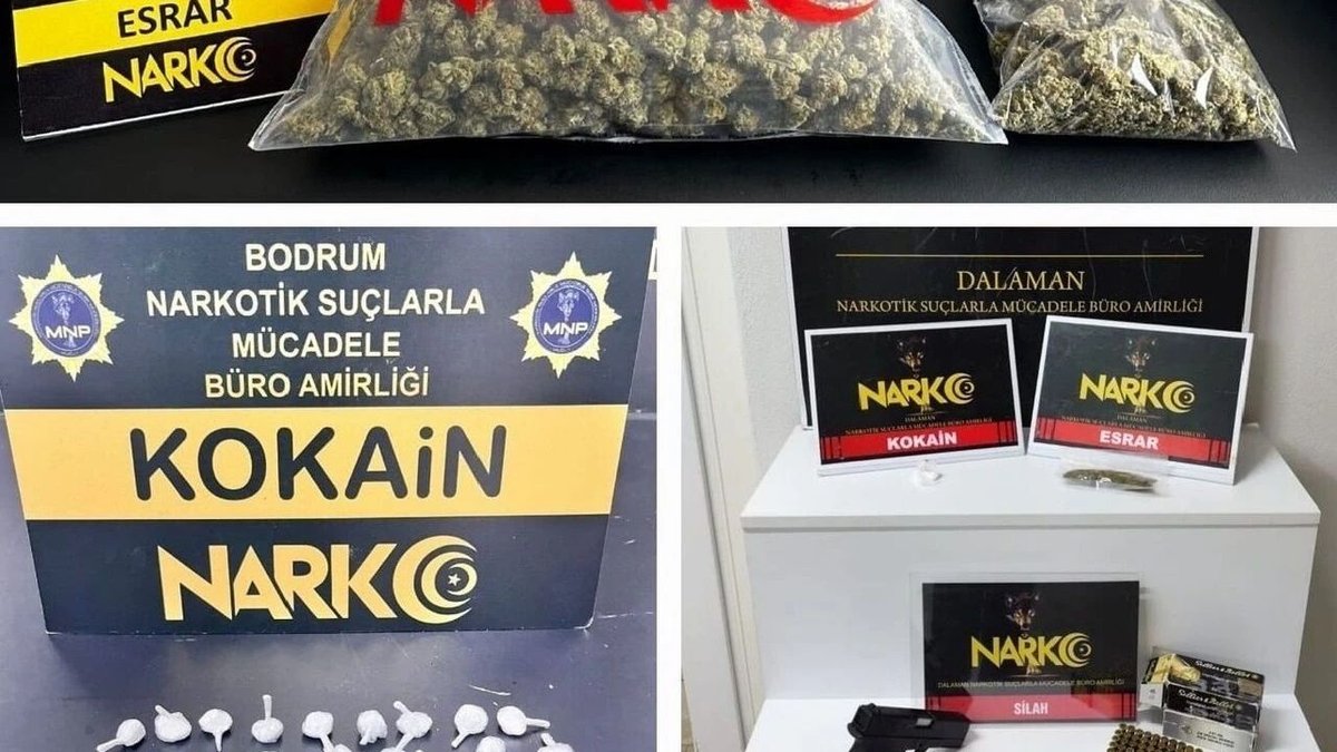 Muğla’da Narkotik Alarmı! Bayram Öncesi Dev Operasyonda Uyuşturucu Ve Silah Ele Geçirildi
