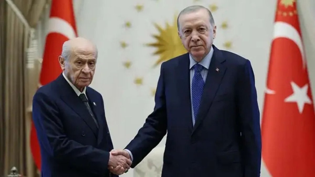 Cumhurbaşkanı Erdoğan, MHP Genel Başkanı Bahçeli ile görüştü